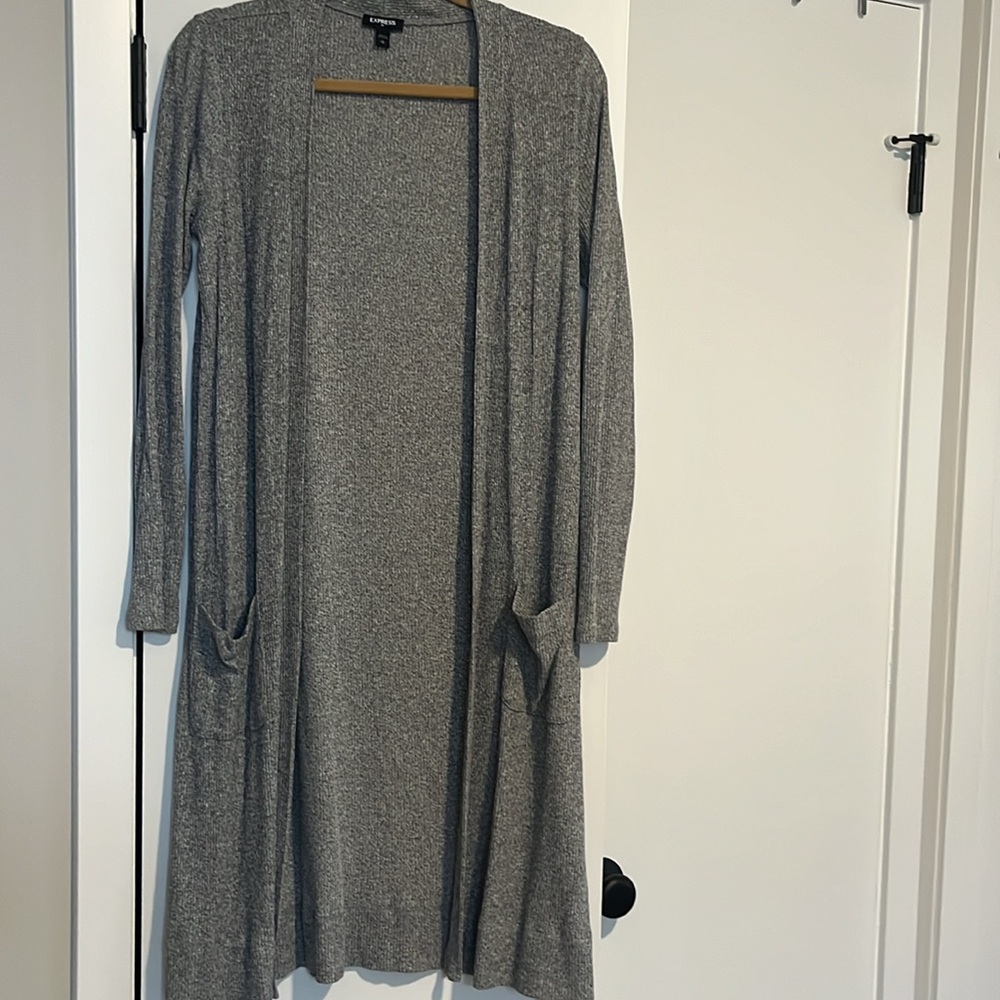 Long grey sweater